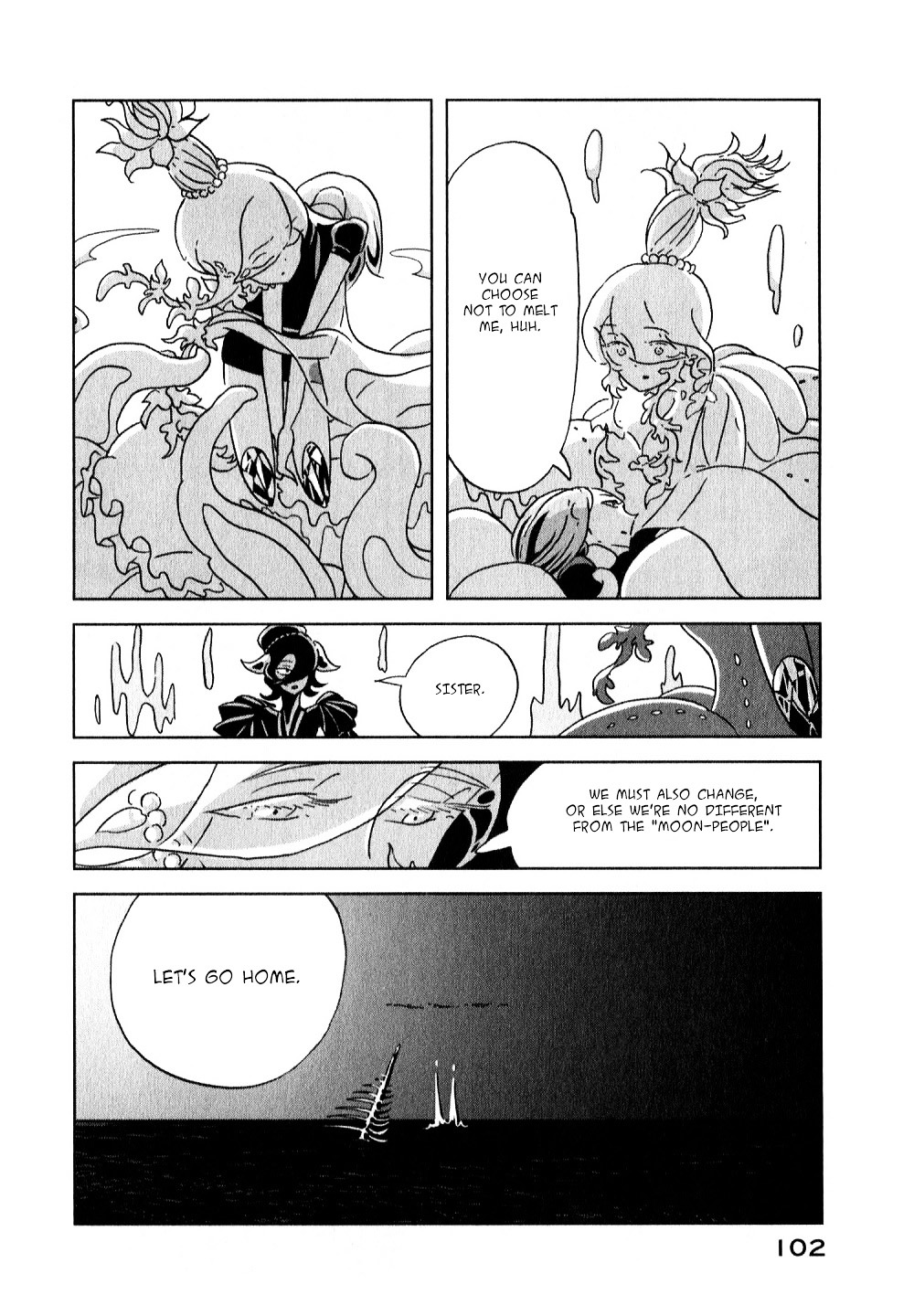 Houseki no Kuni Chapter 10 page 22 - Chapter 10 : Return (original version of translation)