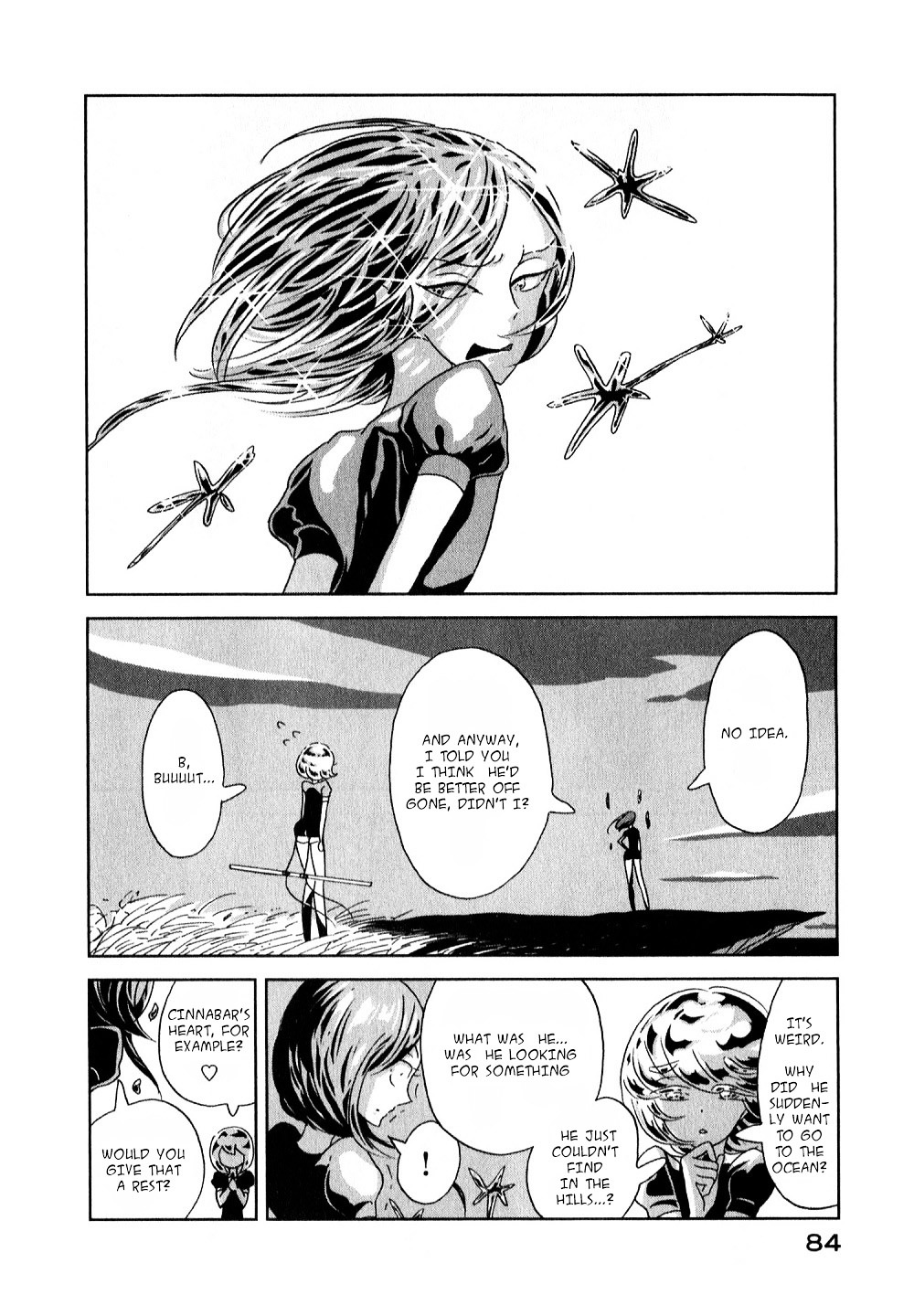 Houseki no Kuni Chapter 10 page 4 - Chapter 10 : Return (original version of translation)