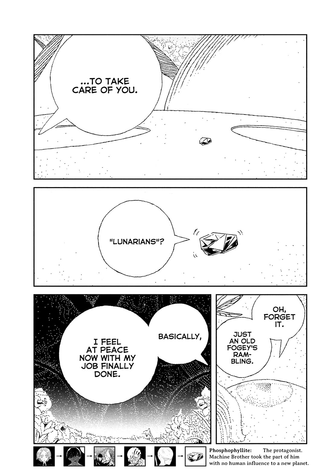 Houseki no Kuni Chapter 108 page 4 - Chapter 108: Land of the Lustrous [END]