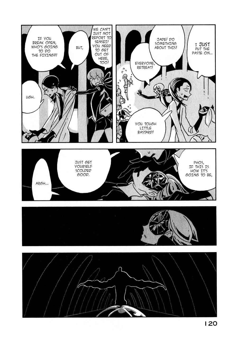 Houseki no Kuni Chapter 11 page 12 - Chapter 11 : New legs (original version of translation)