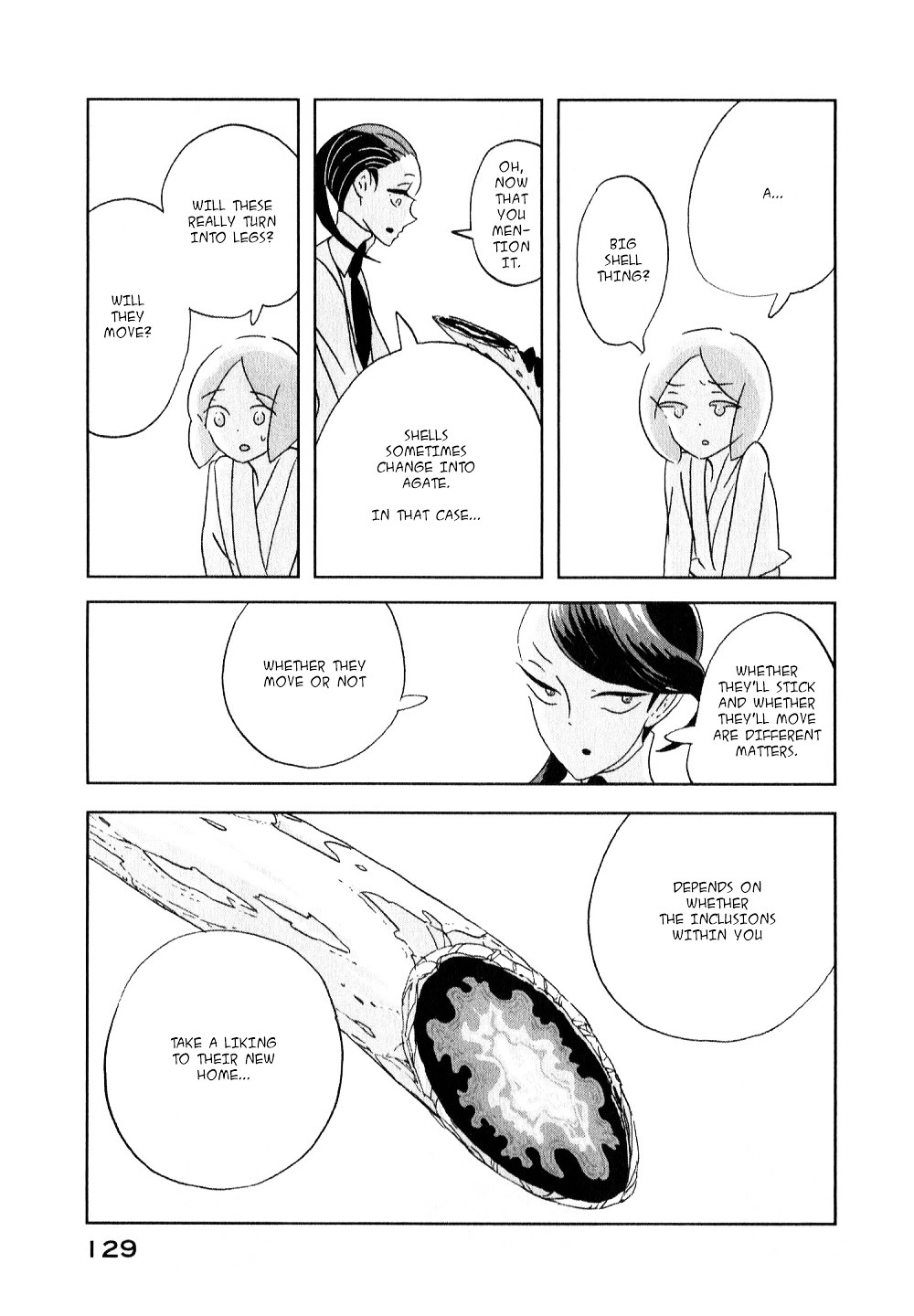 Houseki no Kuni Chapter 11 page 21 - Chapter 11 : New legs (original version of translation)