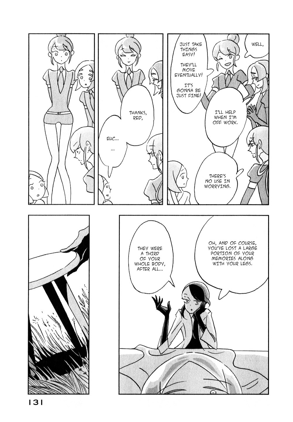 Houseki no Kuni Chapter 11 page 23 - Chapter 11 : New legs (original version of translation)
