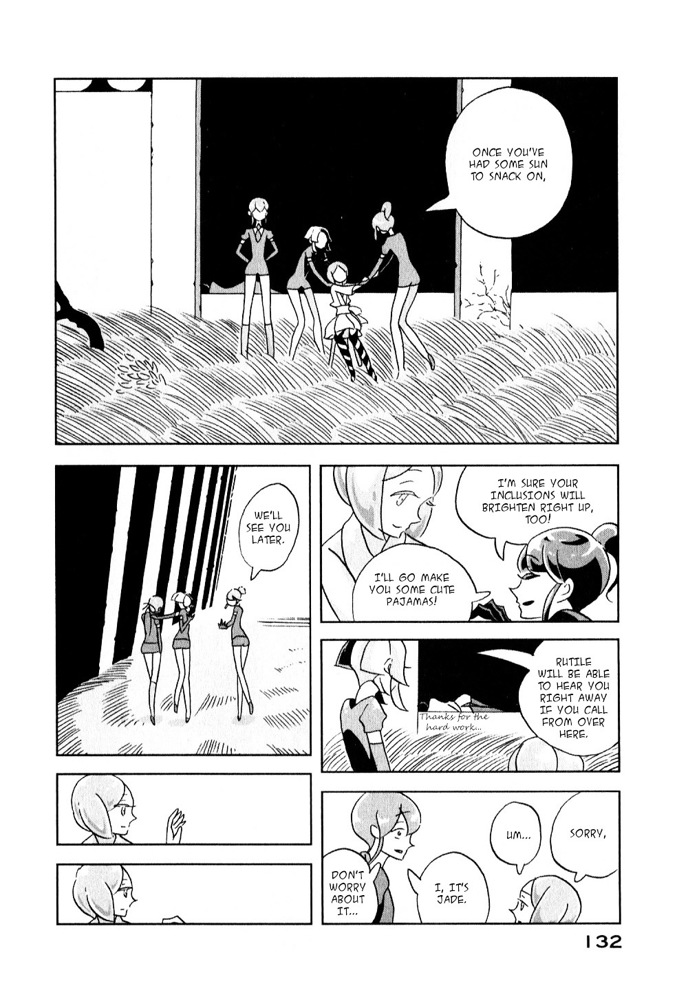 Houseki no Kuni Chapter 11 page 24 - Chapter 11 : New legs (original version of translation)