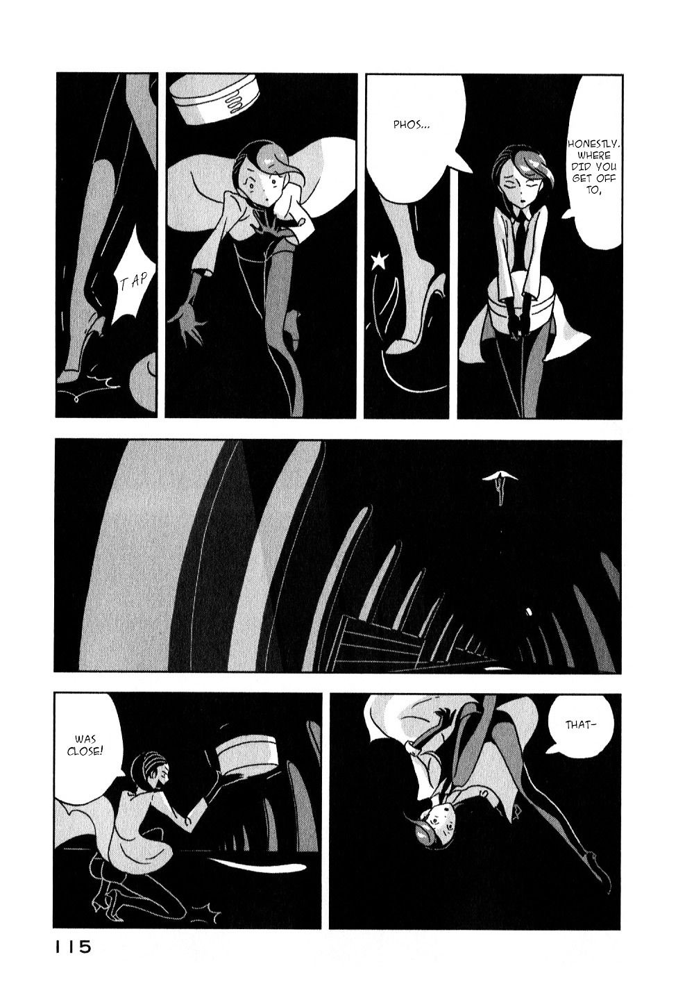 Houseki no Kuni Chapter 11 page 7 - Chapter 11 : New legs (original version of translation)