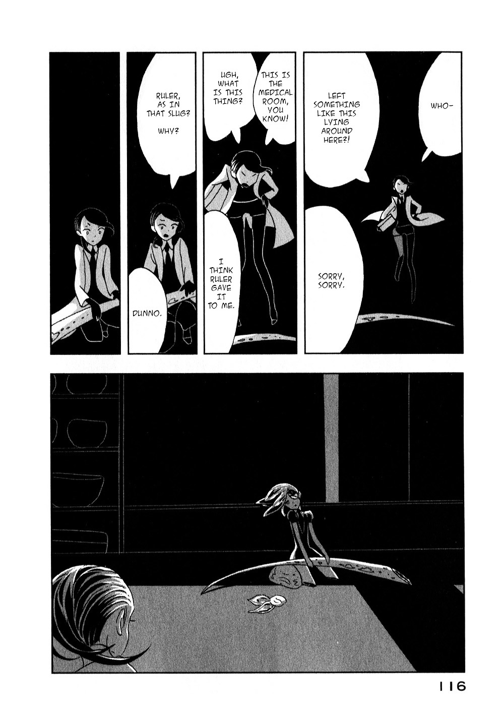 Houseki no Kuni Chapter 11 page 8 - Chapter 11 : New legs (original version of translation)