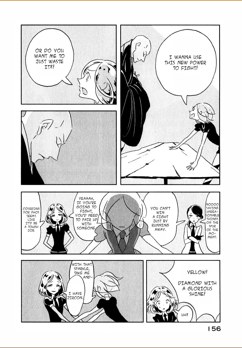Houseki no Kuni Chapter 12 page 18 - Chapter 12 : Yellow Diamond (original version of translation)