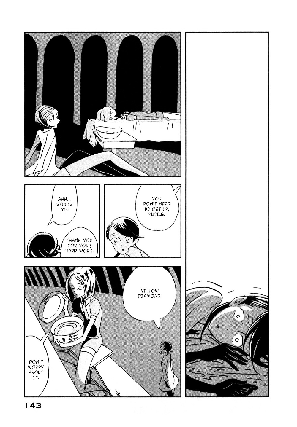 Houseki no Kuni Chapter 12 page 5 - Chapter 12 : Yellow Diamond (original version of translation)