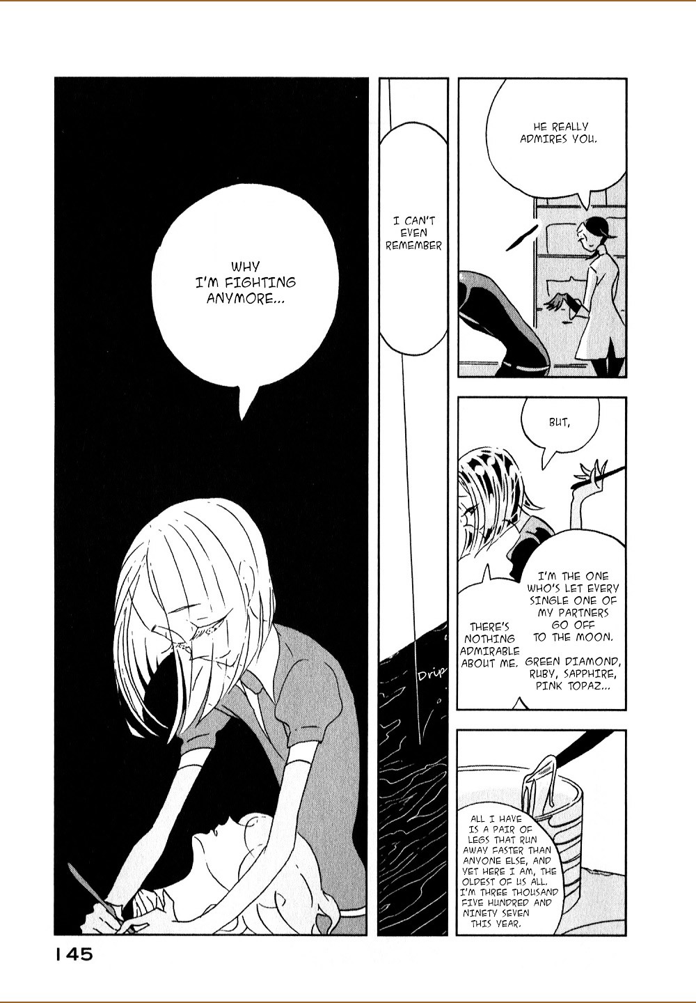 Houseki no Kuni Chapter 12 page 7 - Chapter 12 : Yellow Diamond (original version of translation)