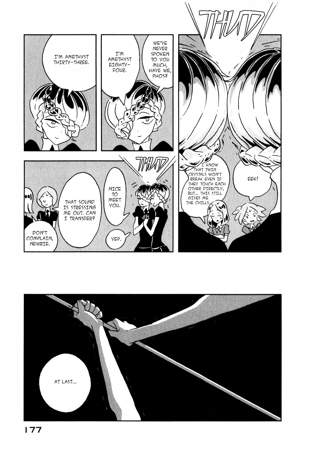 Houseki no Kuni Chapter 13 page 11 - Chapter 13 : Twin crystal (original version of translation)