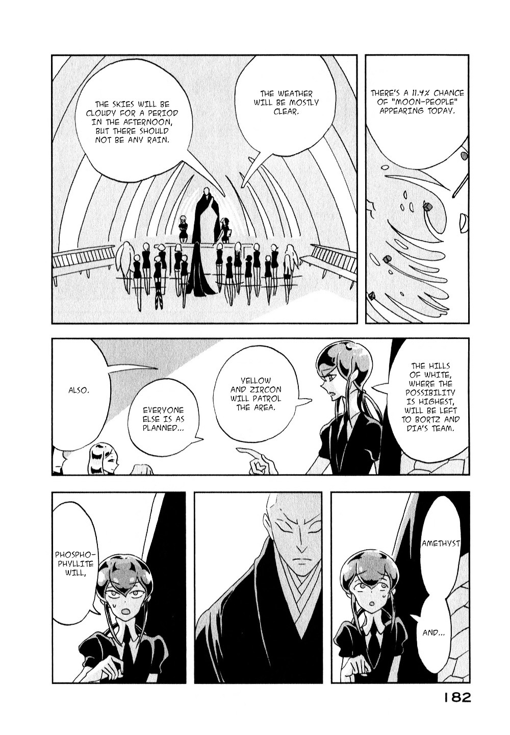 Houseki no Kuni Chapter 13 page 16 - Chapter 13 : Twin crystal (original version of translation)