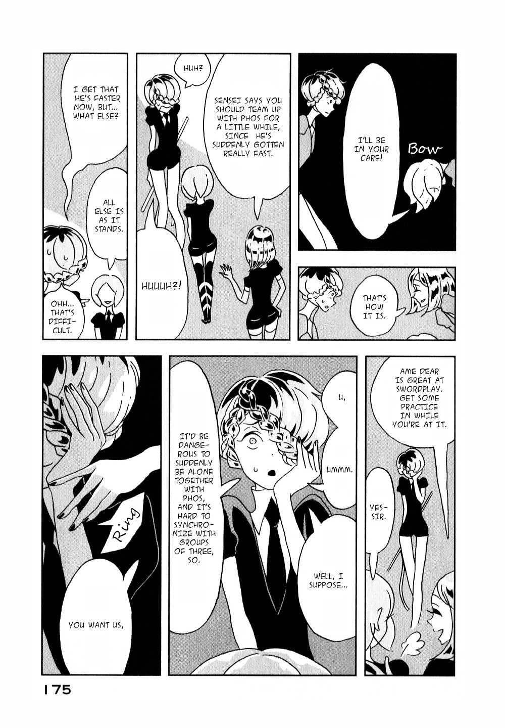 Houseki no Kuni Chapter 13 page 9 - Chapter 13 : Twin crystal (original version of translation)