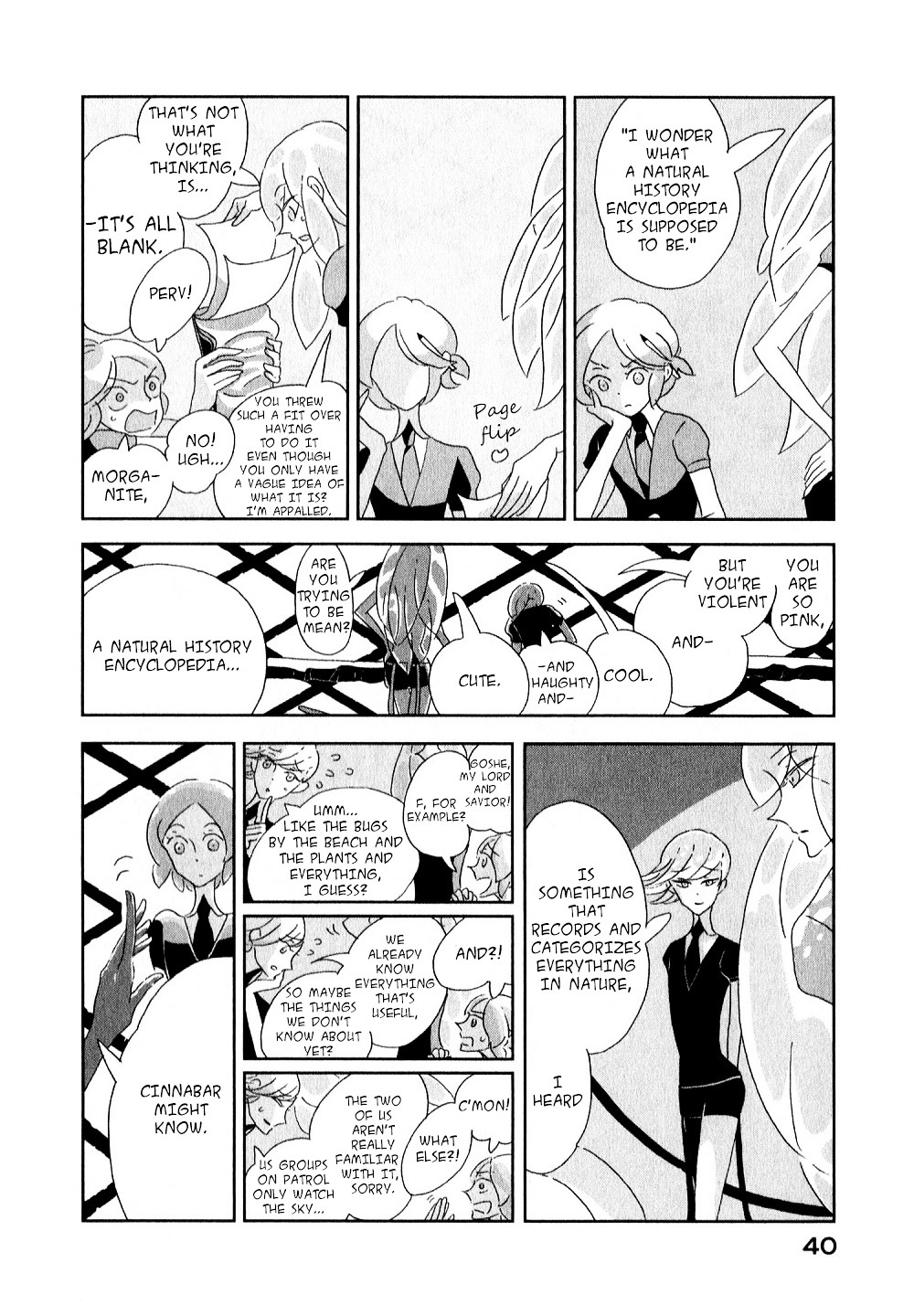 Houseki no Kuni Chapter 2 page 2 - Chapter 2 : Cinnabar (original version of translation)
