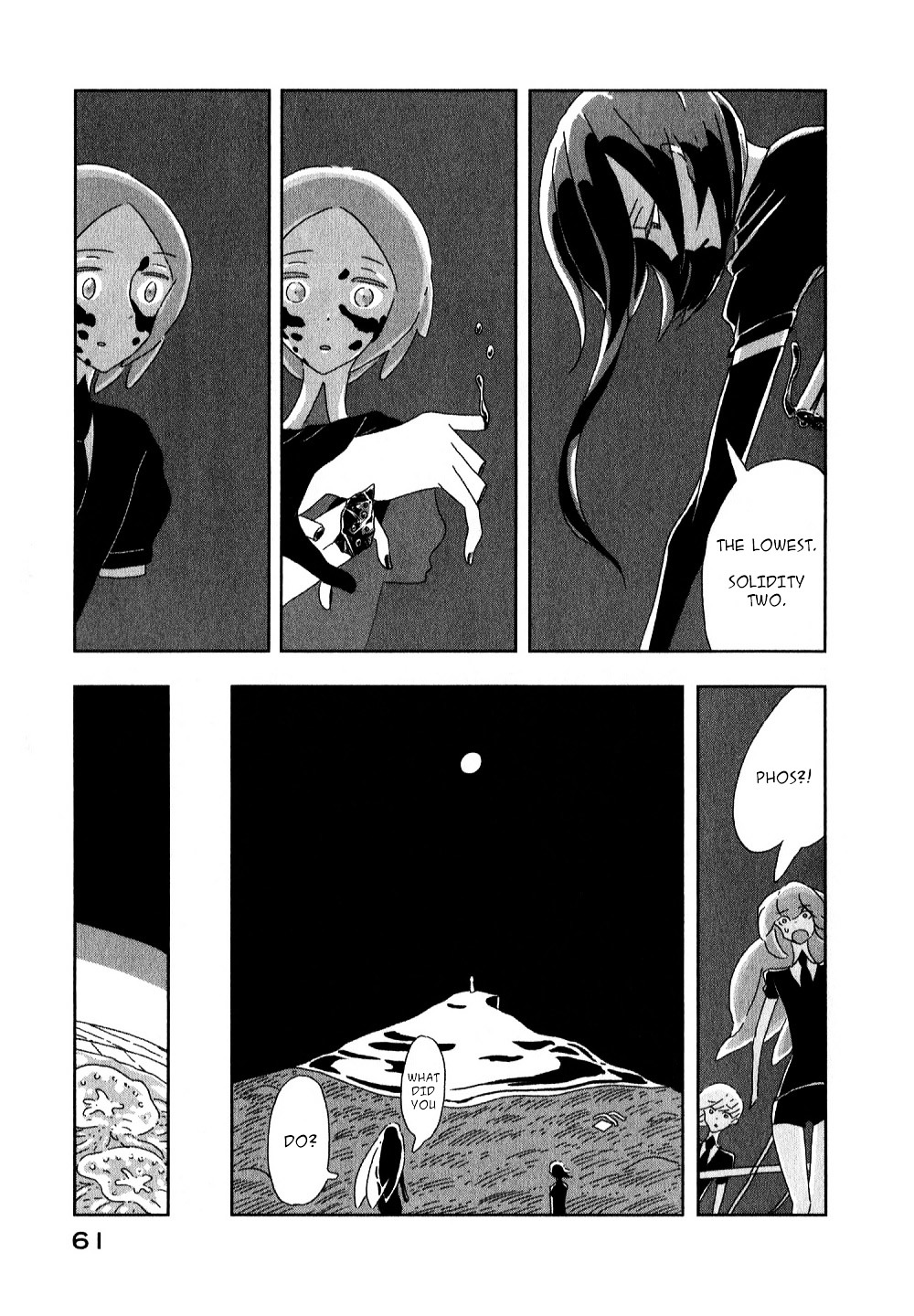 Houseki no Kuni Chapter 2 page 23 - Chapter 2 : Cinnabar (original version of translation)