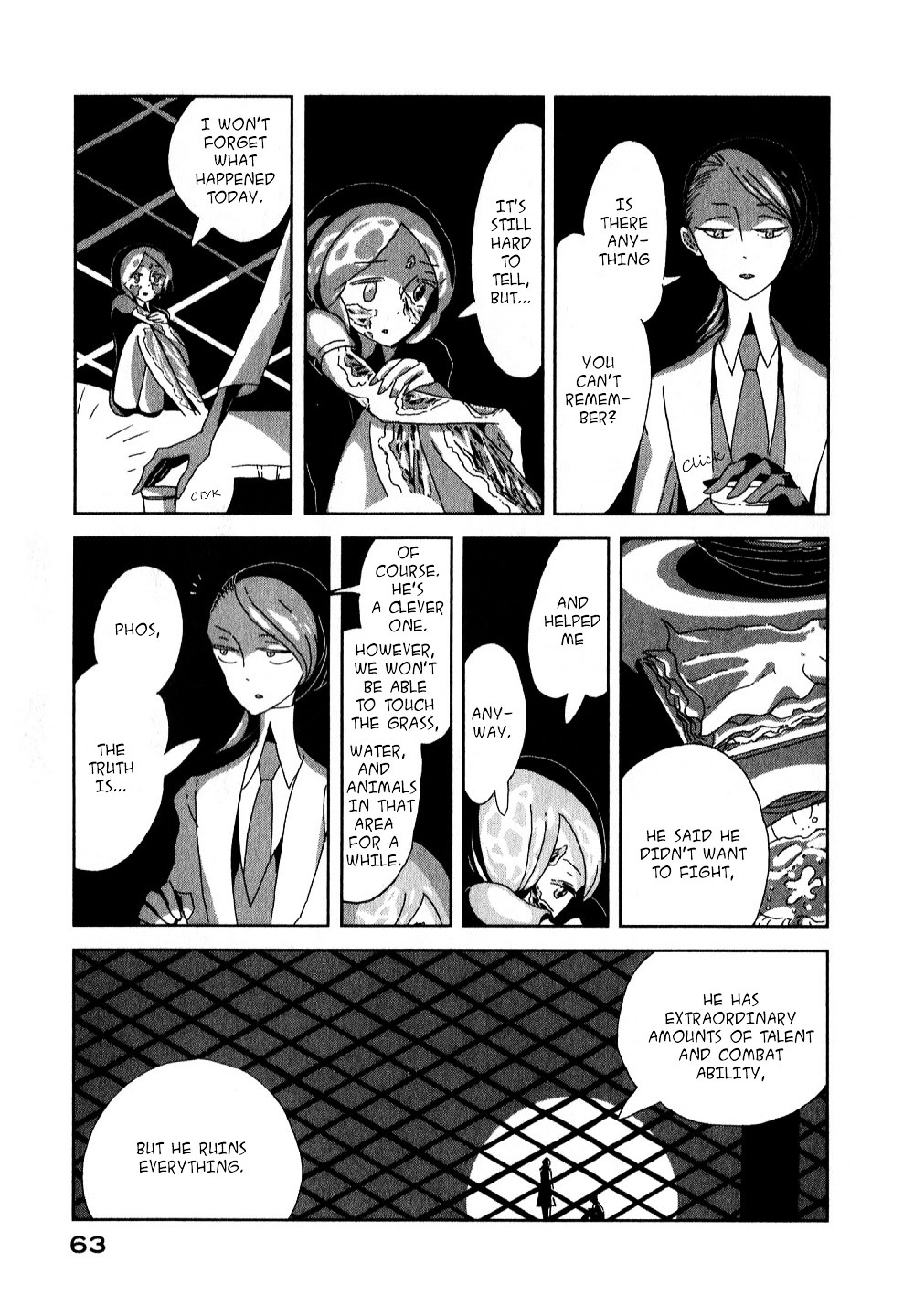 Houseki no Kuni Chapter 2 page 25 - Chapter 2 : Cinnabar (original version of translation)
