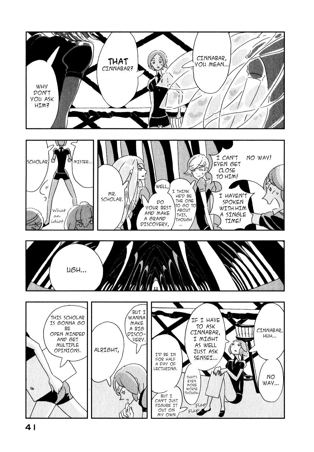 Houseki no Kuni Chapter 2 page 3 - Chapter 2 : Cinnabar (original version of translation)