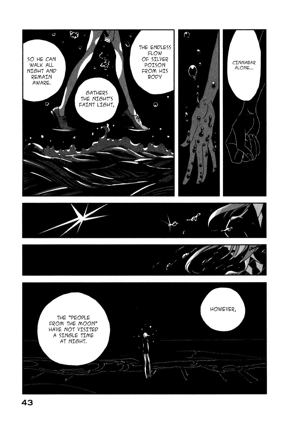 Houseki no Kuni Chapter 2 page 5 - Chapter 2 : Cinnabar (original version of translation)