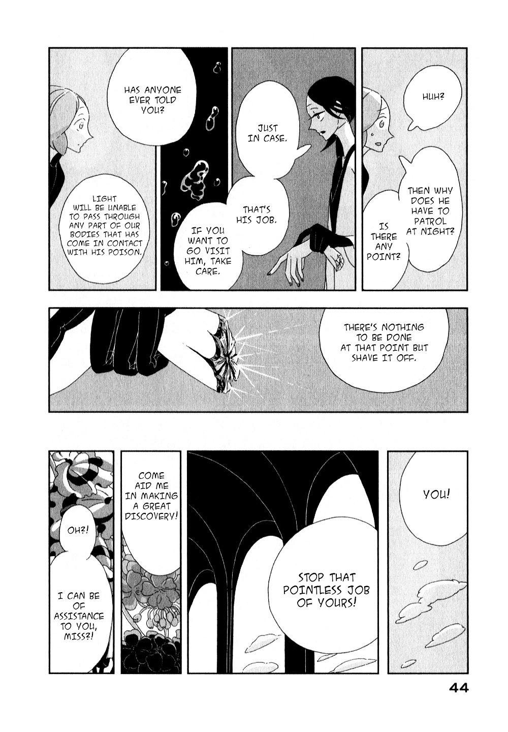 Houseki no Kuni Chapter 2 page 6 - Chapter 2 : Cinnabar (original version of translation)