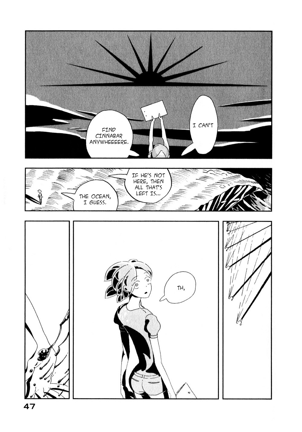 Houseki no Kuni Chapter 2 page 9 - Chapter 2 : Cinnabar (original version of translation)