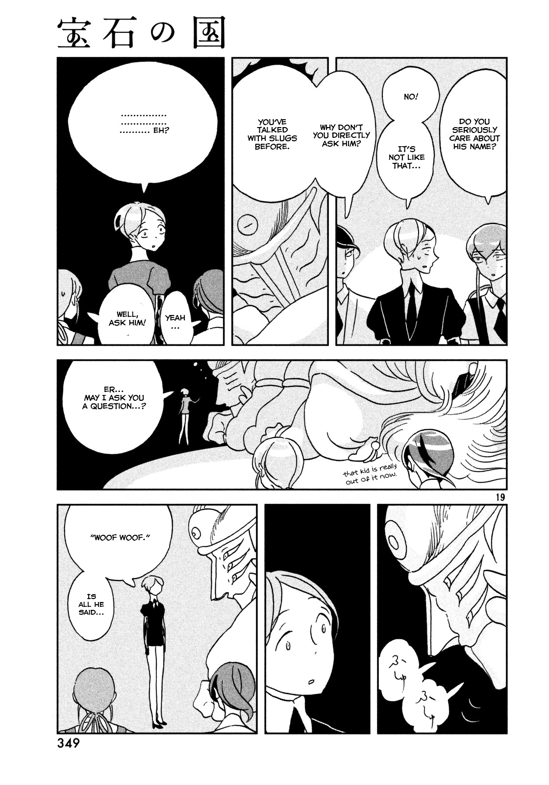 Houseki no Kuni Chapter 27 page 20 - Chapter 27 : Secret