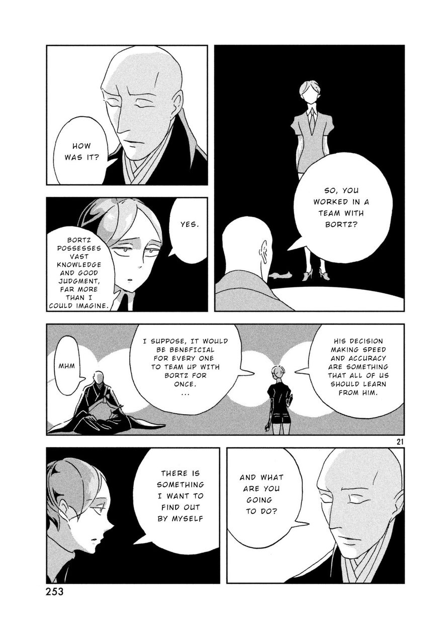 Houseki no Kuni Chapter 28 page 21 - Chapter 28 : Shiro