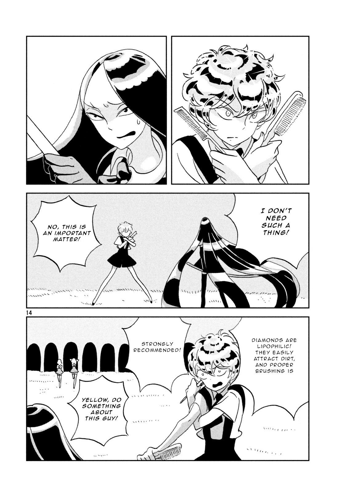 Houseki no Kuni Chapter 32 page 14 - Chapter 32 : Anxiety