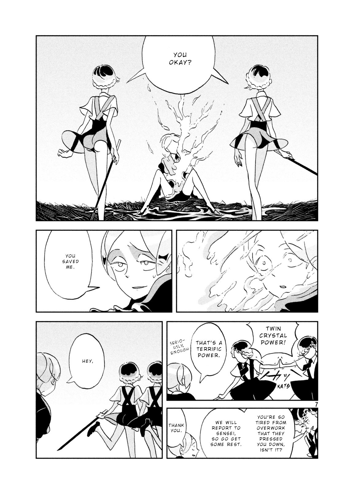 Houseki no Kuni Chapter 32 page 7 - Chapter 32 : Anxiety