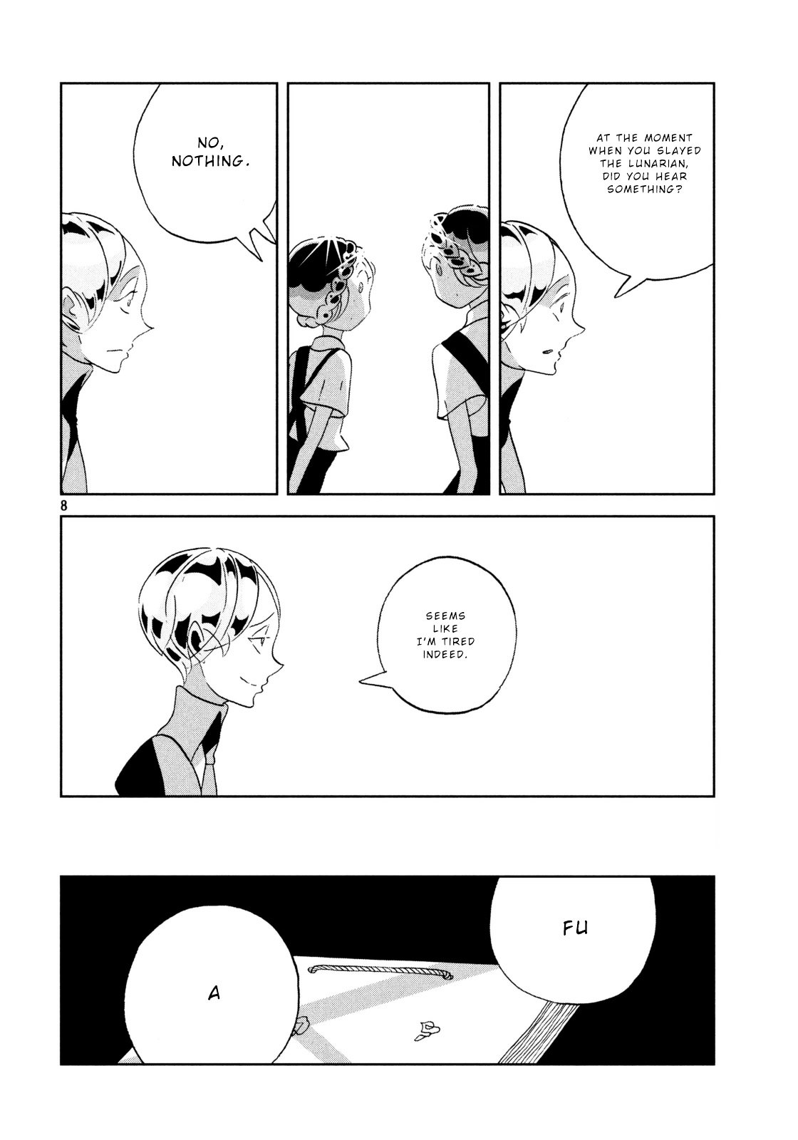 Houseki no Kuni Chapter 32 page 8 - Chapter 32 : Anxiety