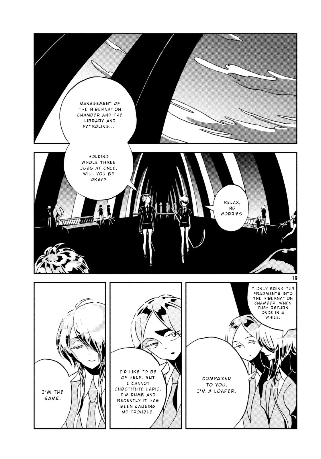 Houseki no Kuni Chapter 36 page 19 - Chapter 36 : New Job