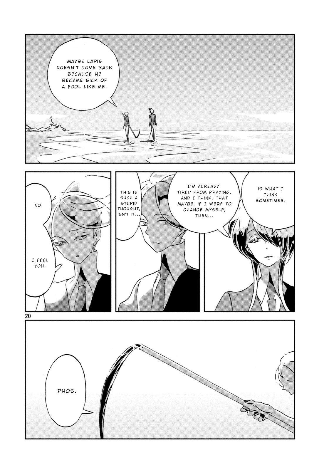 Houseki no Kuni Chapter 36 page 20 - Chapter 36 : New Job