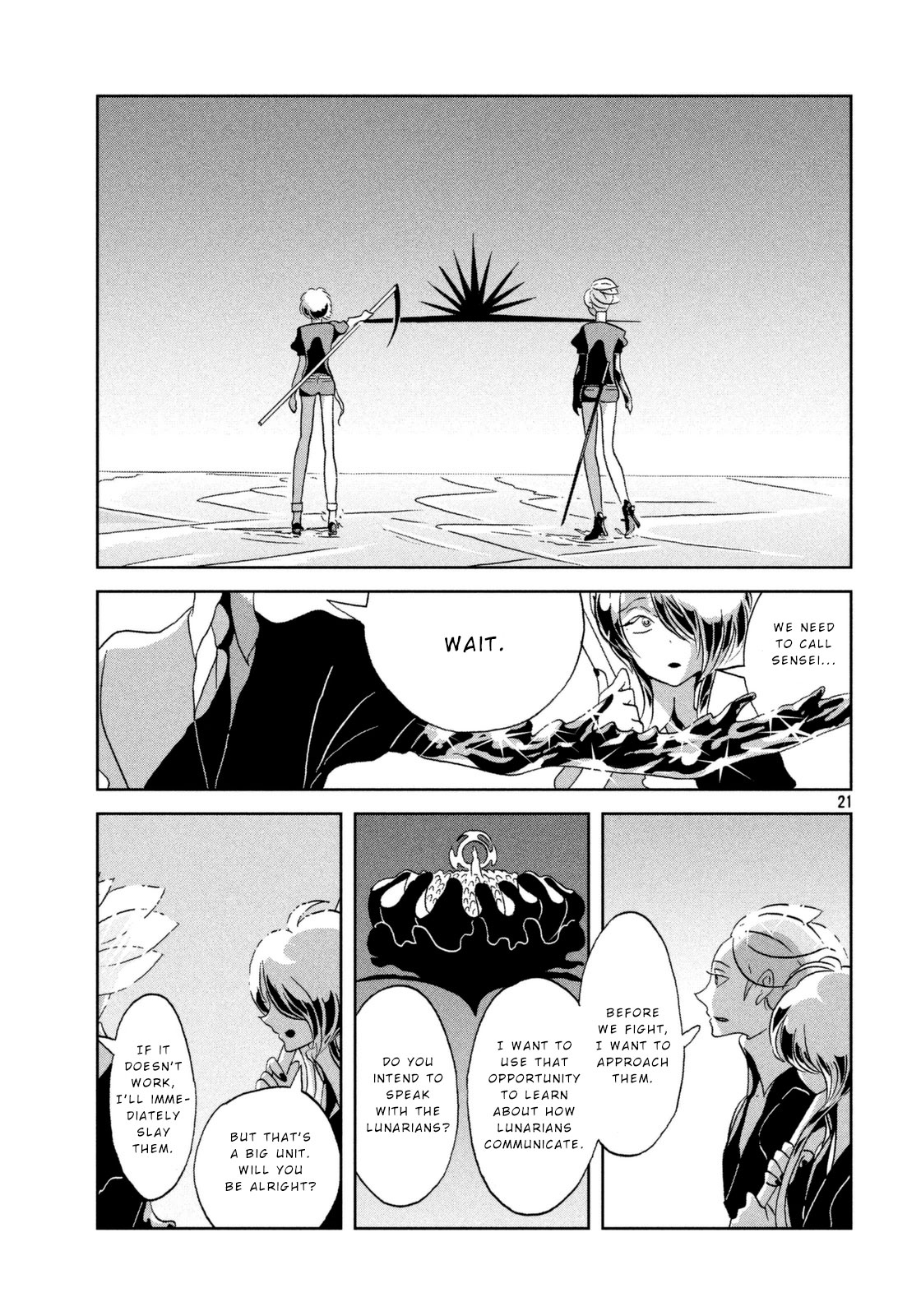 Houseki no Kuni Chapter 36 page 21 - Chapter 36 : New Job