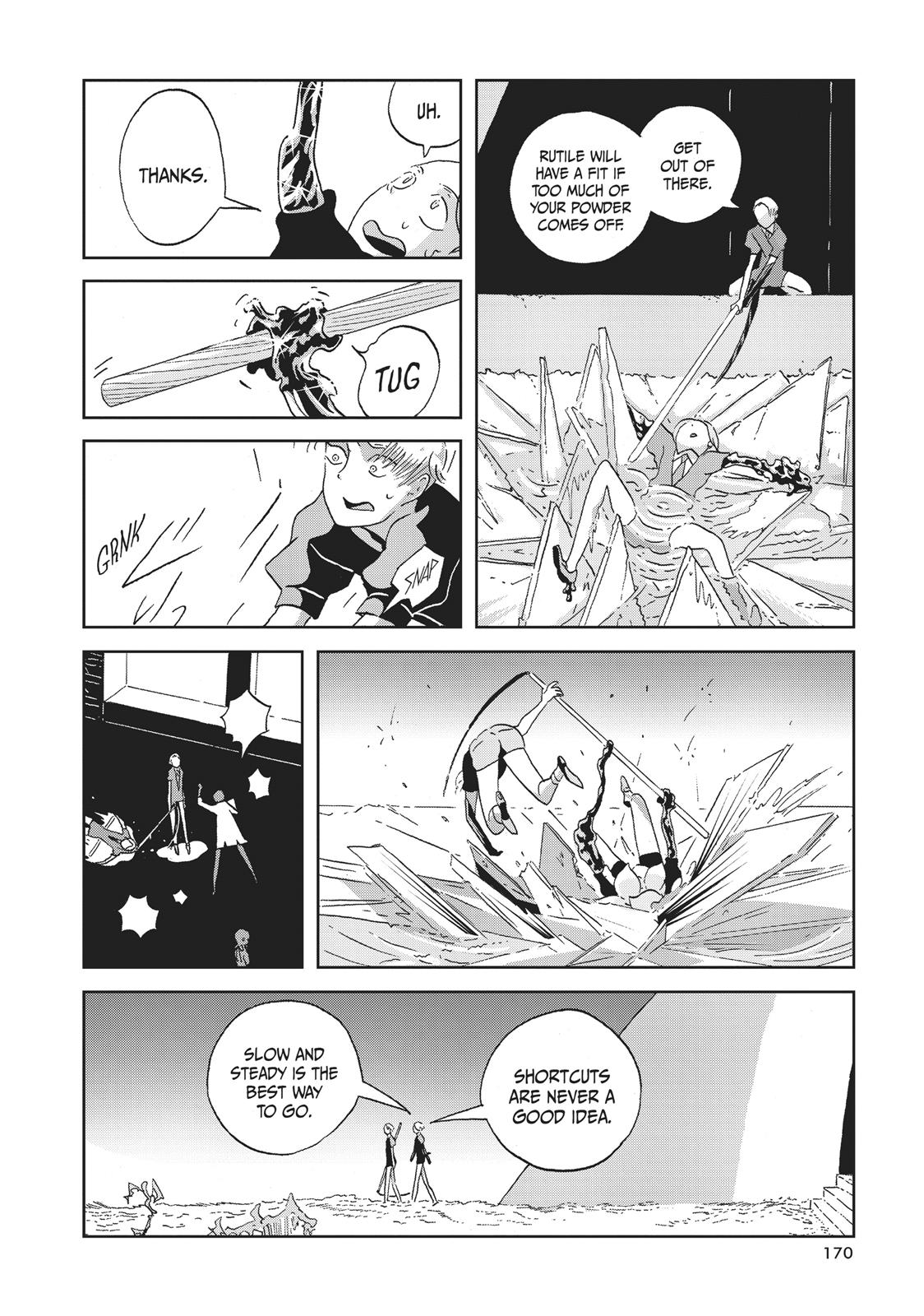 Houseki no Kuni Chapter 44 page 4 - Chapter 44: A Short Path