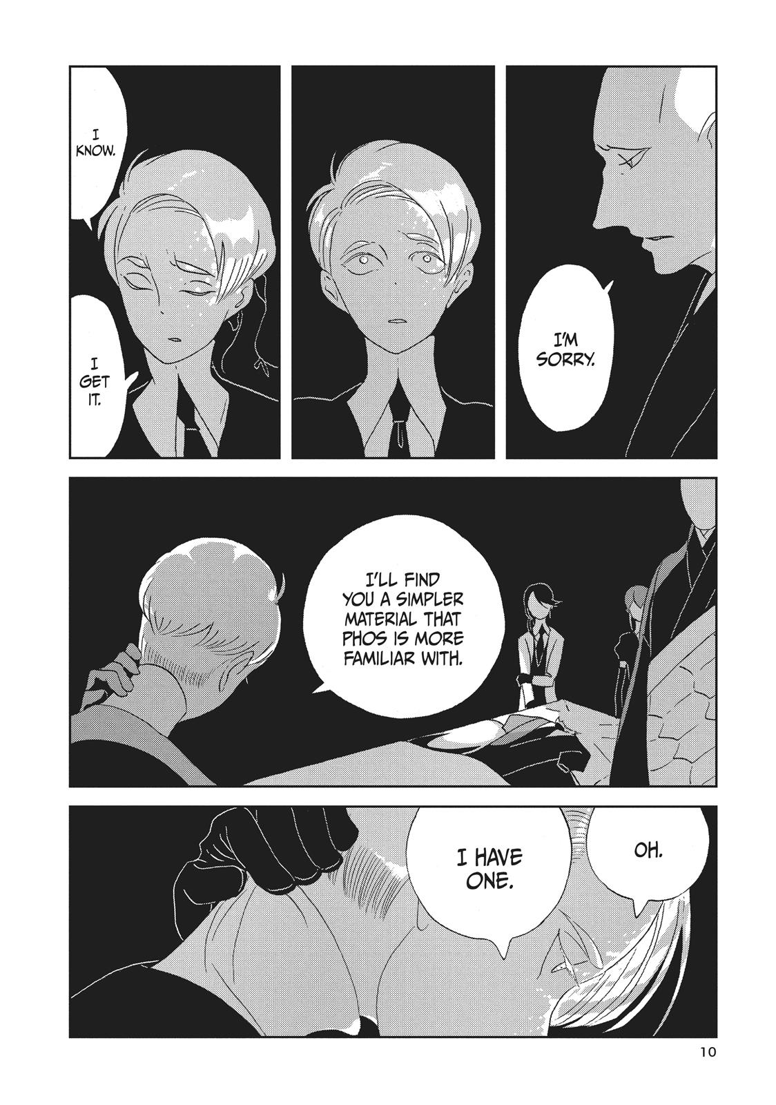 Houseki no Kuni Chapter 45 page 10 - Chapter 45: Long Winter