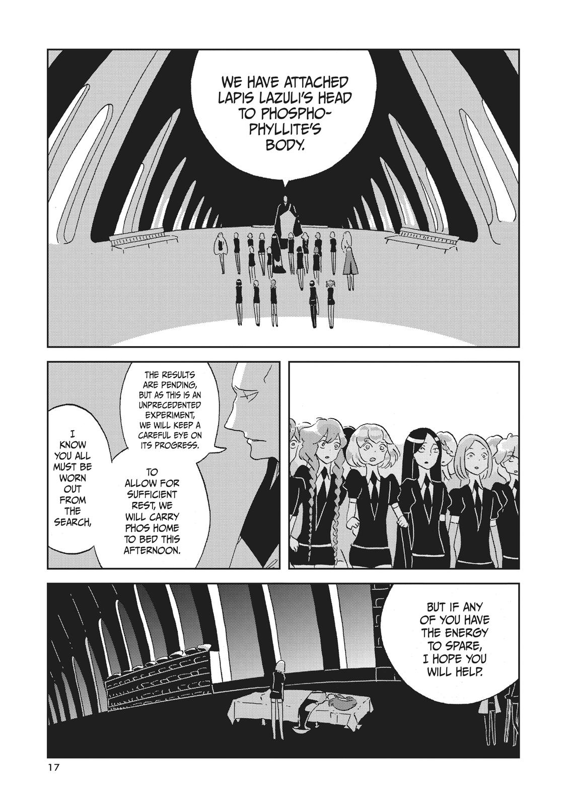 Houseki no Kuni Chapter 45 page 17 - Chapter 45: Long Winter