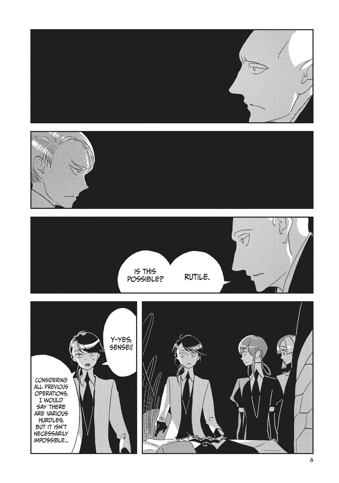 Houseki no Kuni Chapter 45 page 6 - Chapter 45: Long Winter