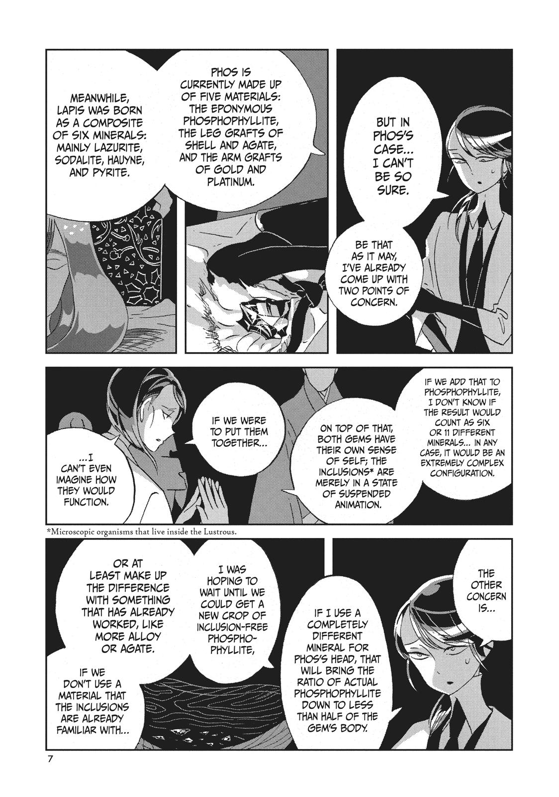 Houseki no Kuni Chapter 45 page 7 - Chapter 45: Long Winter