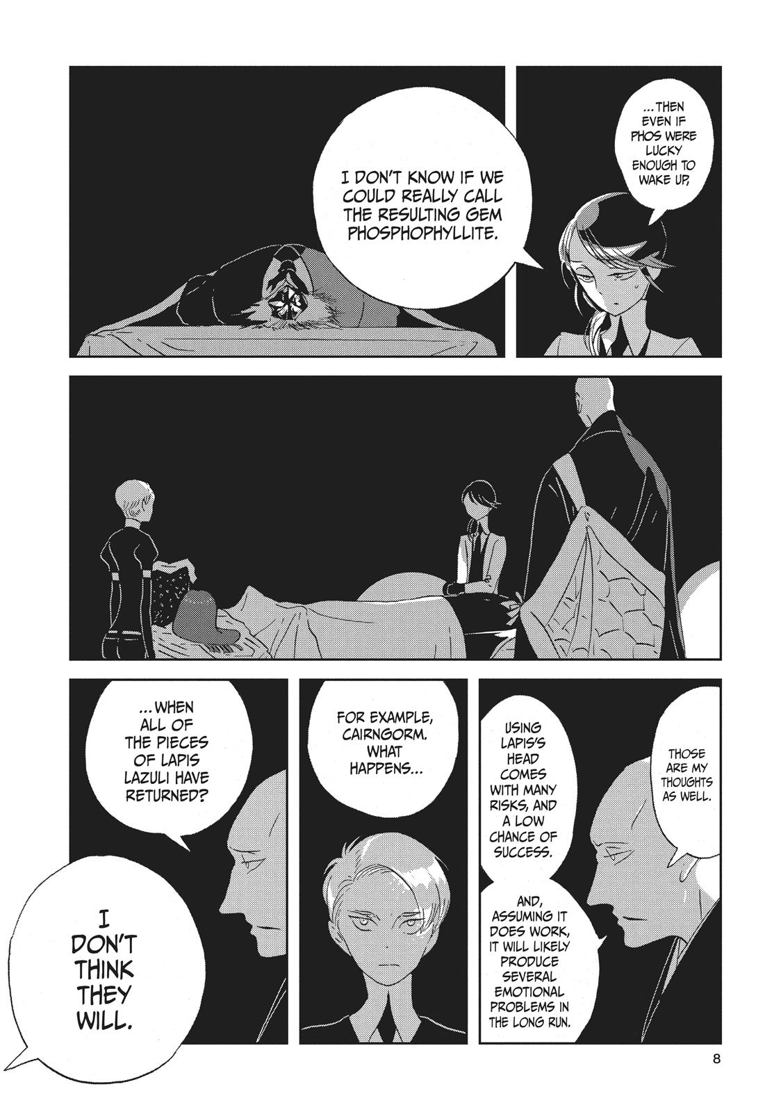 Houseki no Kuni Chapter 45 page 8 - Chapter 45: Long Winter