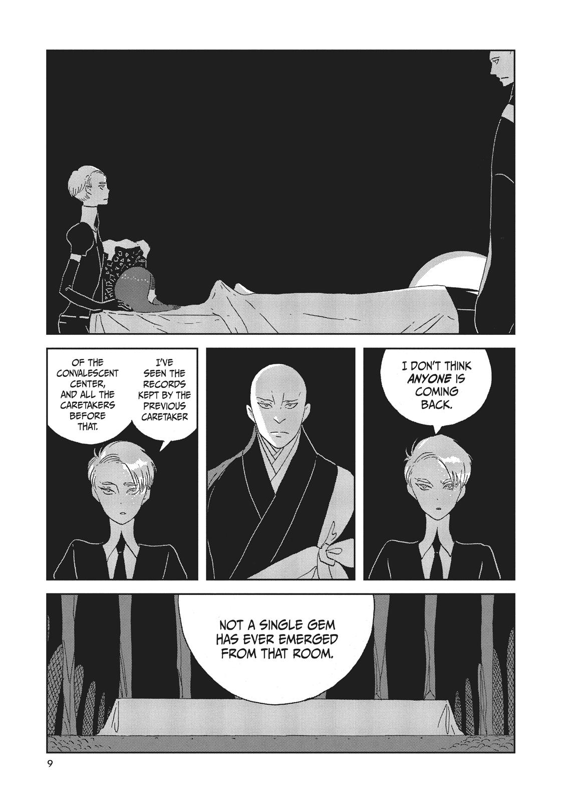 Houseki no Kuni Chapter 45 page 9 - Chapter 45: Long Winter