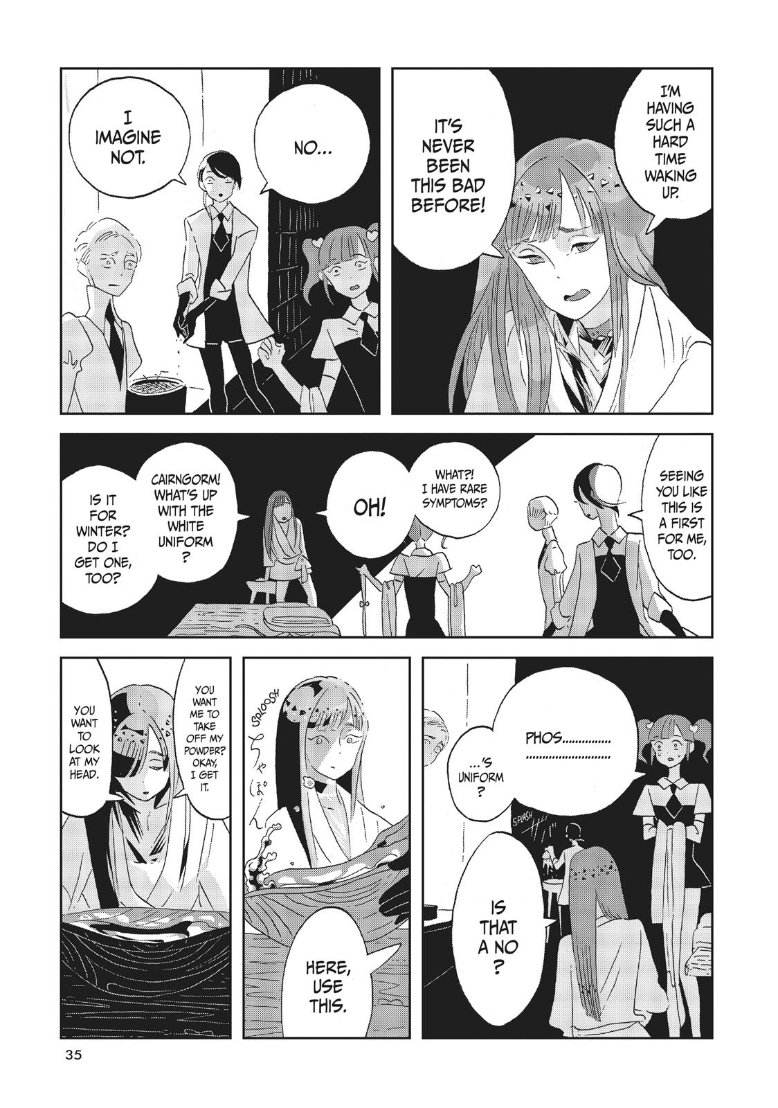 Houseki no Kuni Chapter 46 page 5 - Chapter 46: Lapis Lazuli