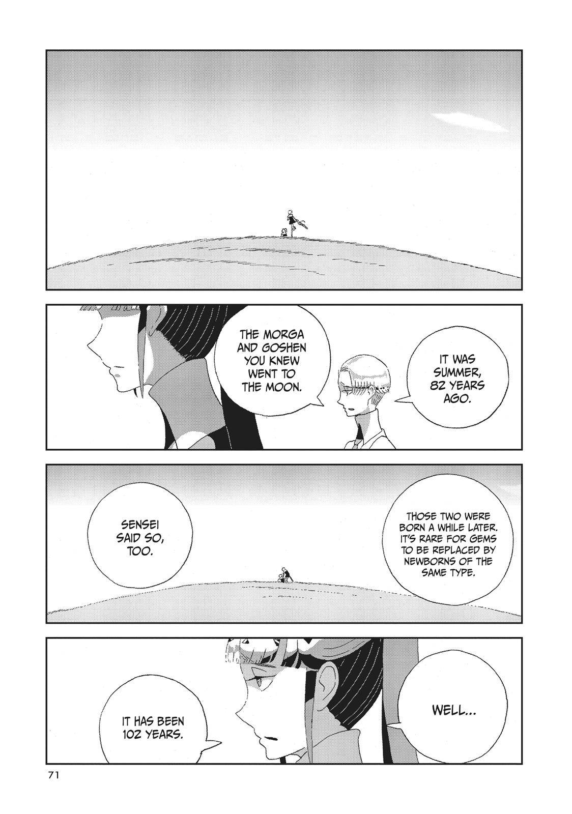 Houseki no Kuni Chapter 47 page 15 - Chapter 47: A Hundred And Two Years