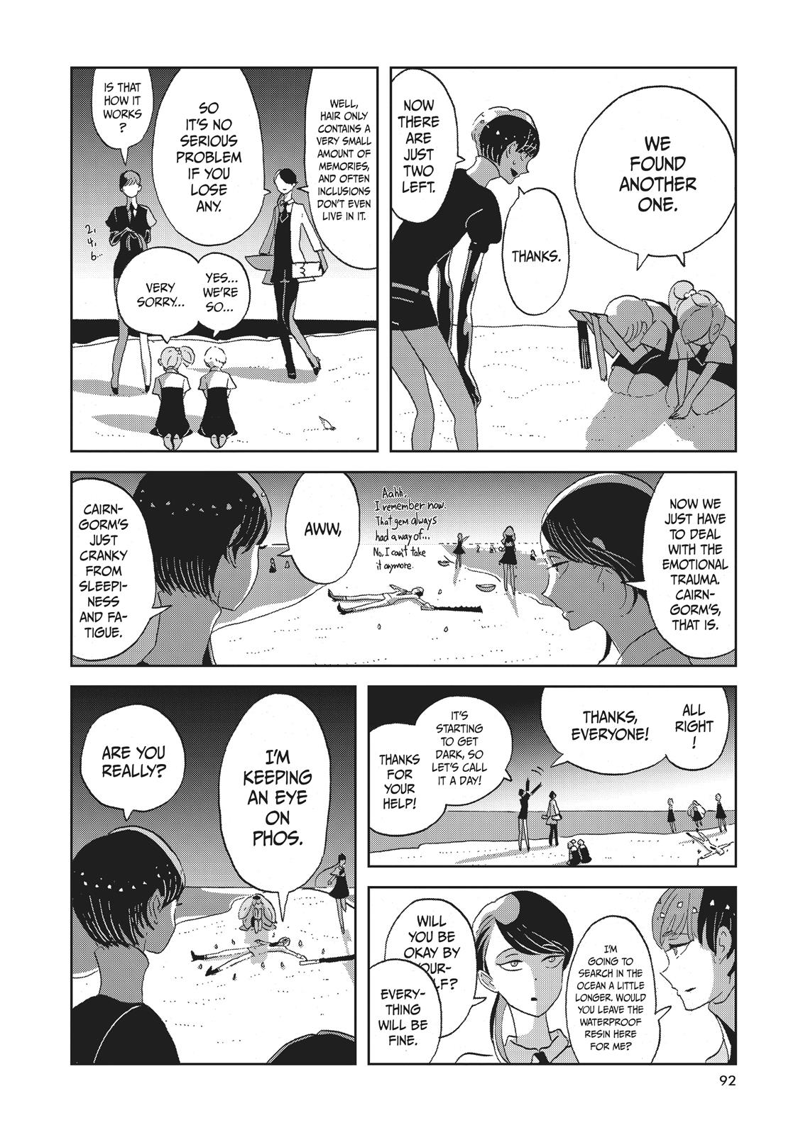 Houseki no Kuni Chapter 48 page 15 - Chapter 48: Old Stories, Heard At The Sea