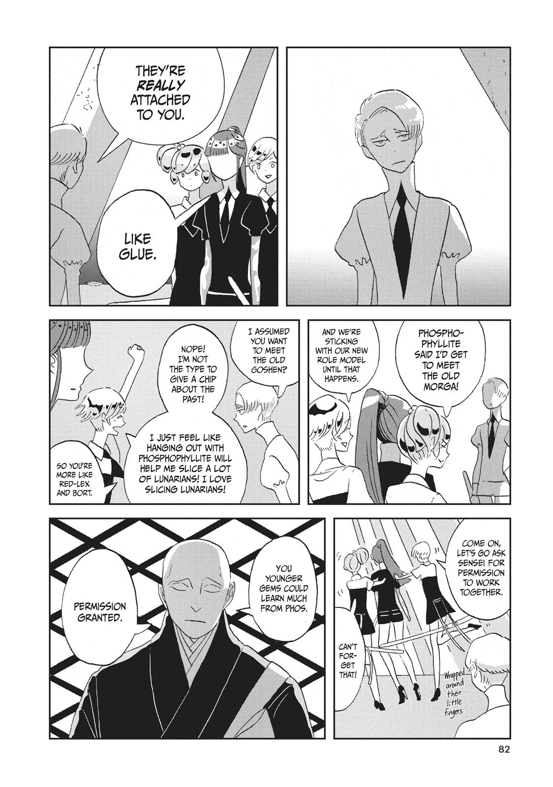 Houseki no Kuni Chapter 48 page 5 - Chapter 48: Old Stories, Heard At The Sea