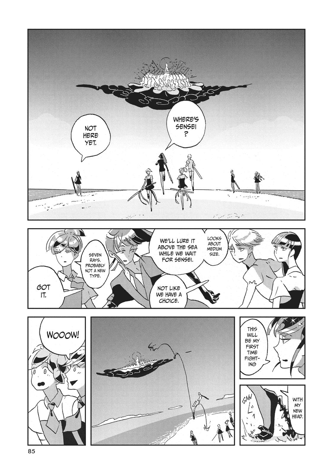 Houseki no Kuni Chapter 48 page 8 - Chapter 48: Old Stories, Heard At The Sea