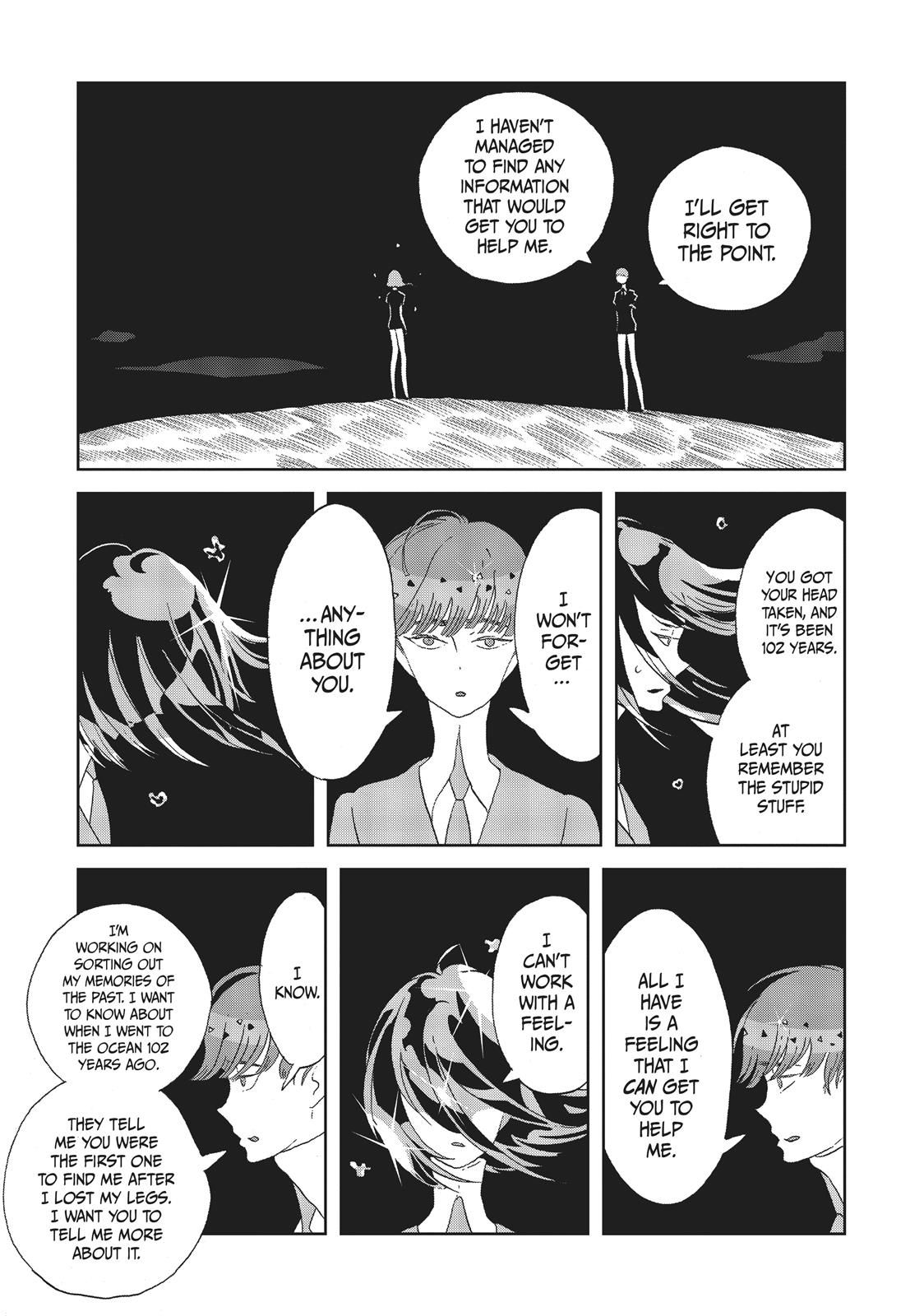 Houseki no Kuni Chapter 49 page 11 - Chapter 49: Following Footsteps