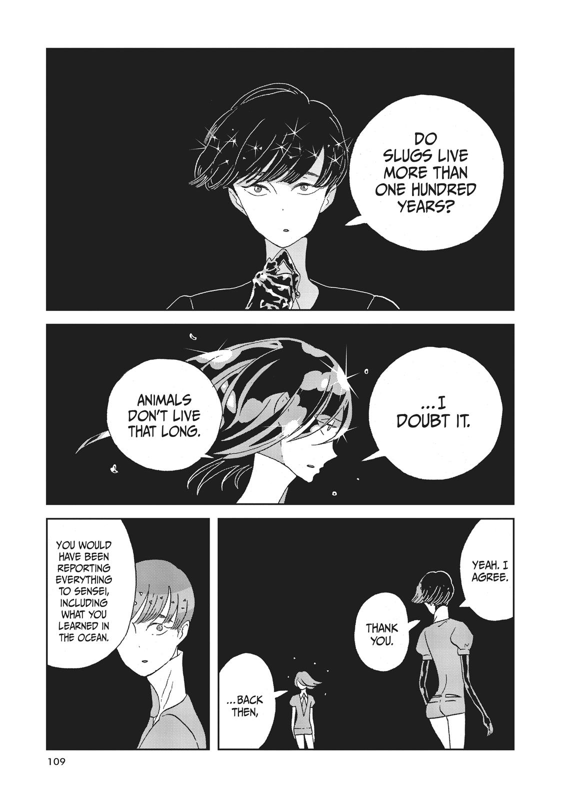 Houseki no Kuni Chapter 49 page 13 - Chapter 49: Following Footsteps