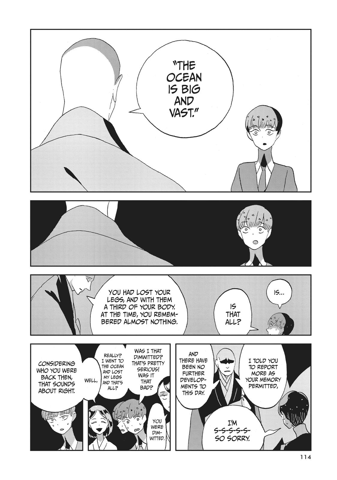 Houseki no Kuni Chapter 49 page 18 - Chapter 49: Following Footsteps