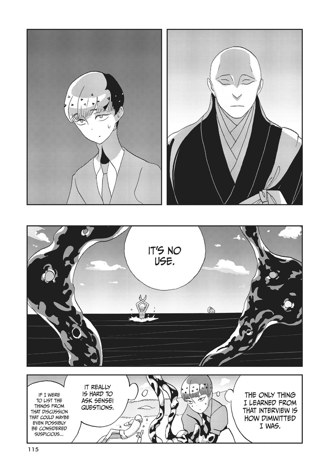 Houseki no Kuni Chapter 49 page 19 - Chapter 49: Following Footsteps