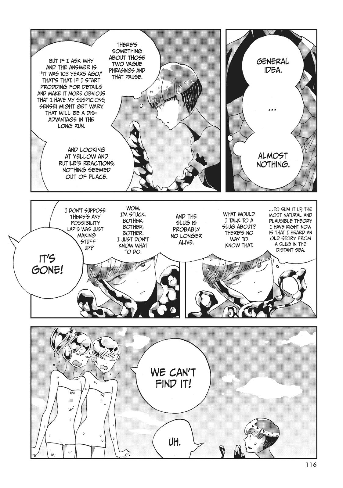 Houseki no Kuni Chapter 49 page 20 - Chapter 49: Following Footsteps