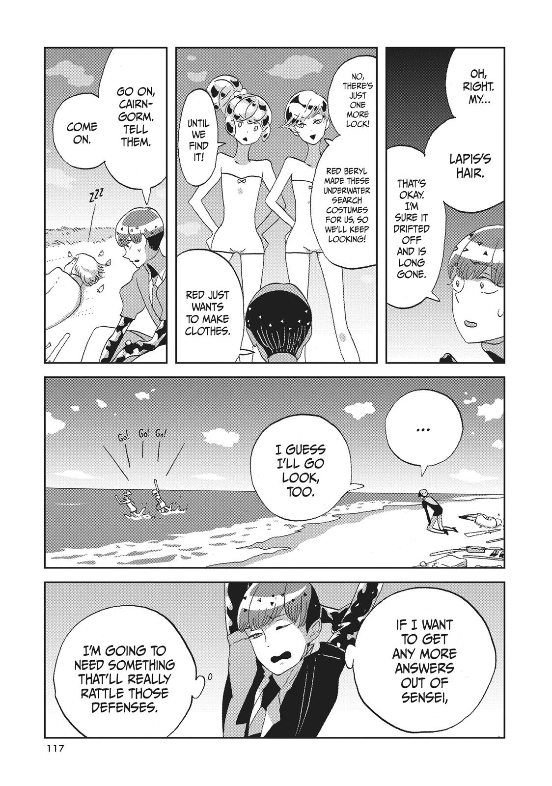 Houseki no Kuni Chapter 49 page 21 - Chapter 49: Following Footsteps