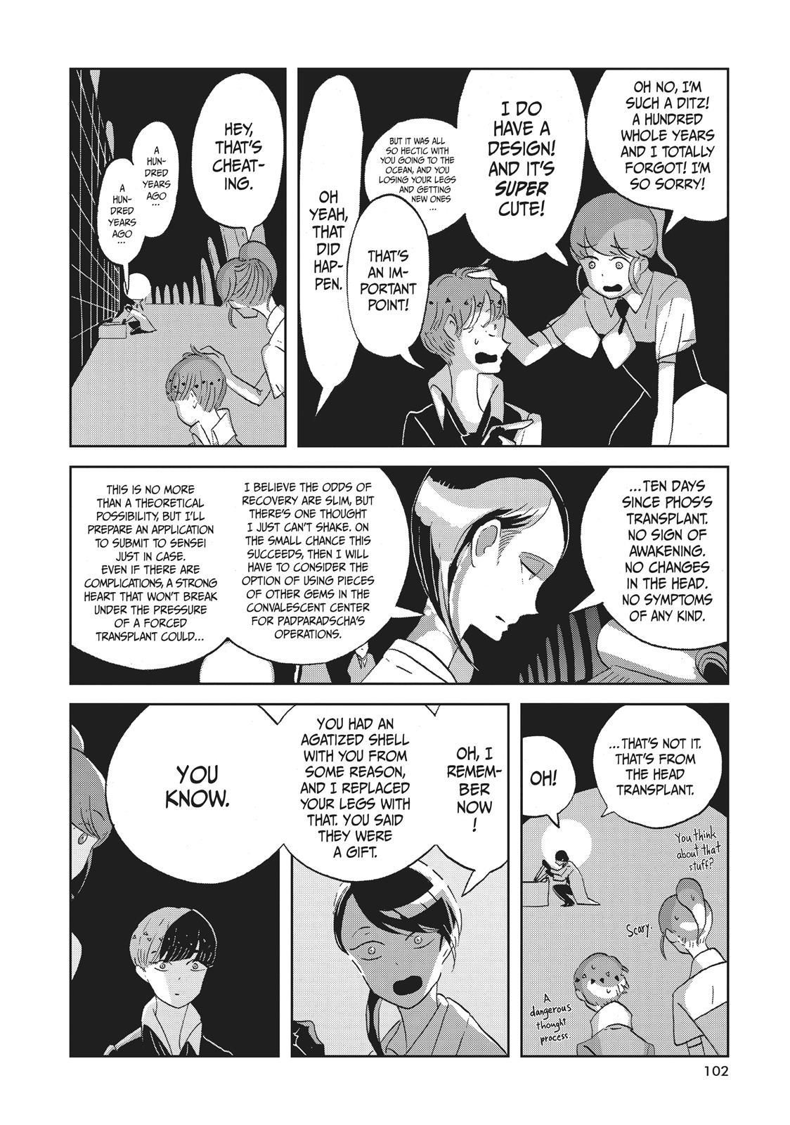 Houseki no Kuni Chapter 49 page 6 - Chapter 49: Following Footsteps