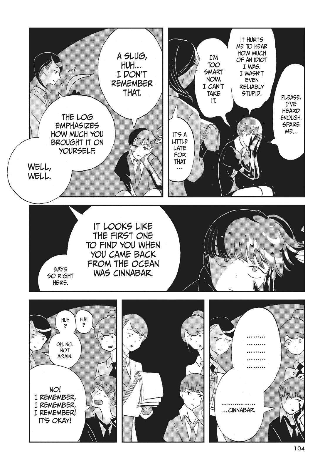 Houseki no Kuni Chapter 49 page 8 - Chapter 49: Following Footsteps